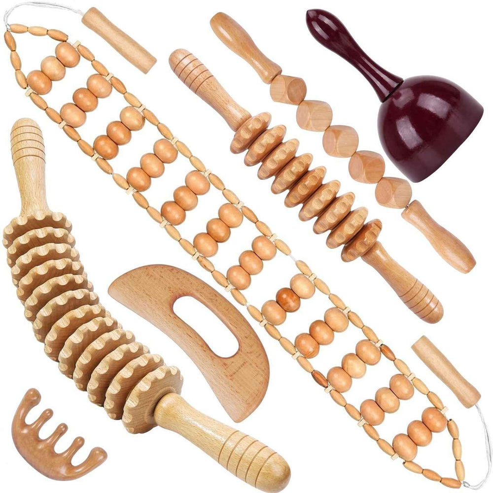 PrimeLux 7-Piece Wooden Sculpt Tools