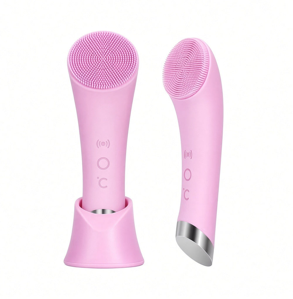 PrimeLux Pink Sonic Silicone Cleansing Brush