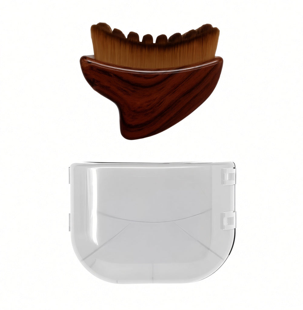 PrimeLux Lymphatic Brush + Gua Sha Set