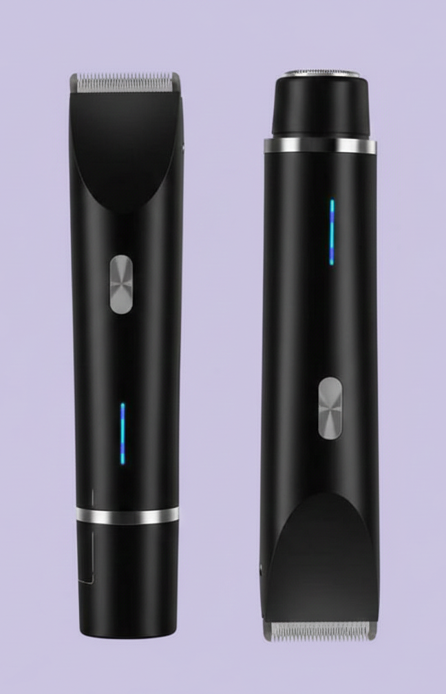 PrimeLux™Dual-Head Electric Bikini Trimmer – Smooth Skin Made Effortless