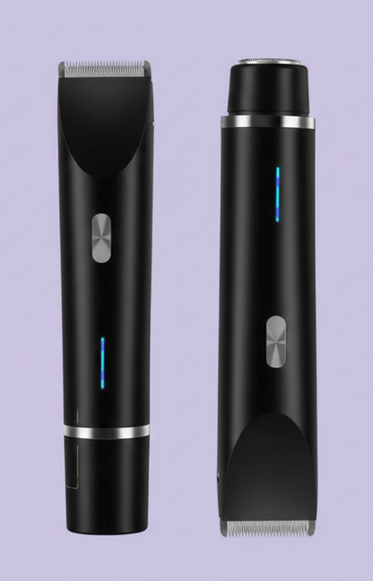 PrimeLux™Dual-Head Electric Bikini Trimmer – Smooth Skin Made Effortless