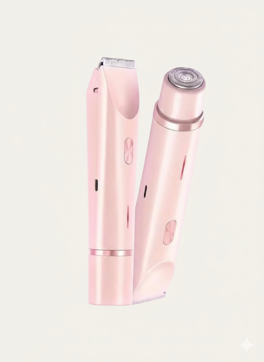 PrimeLux™Dual-Head Electric Bikini Trimmer – Smooth Skin Made Effortless