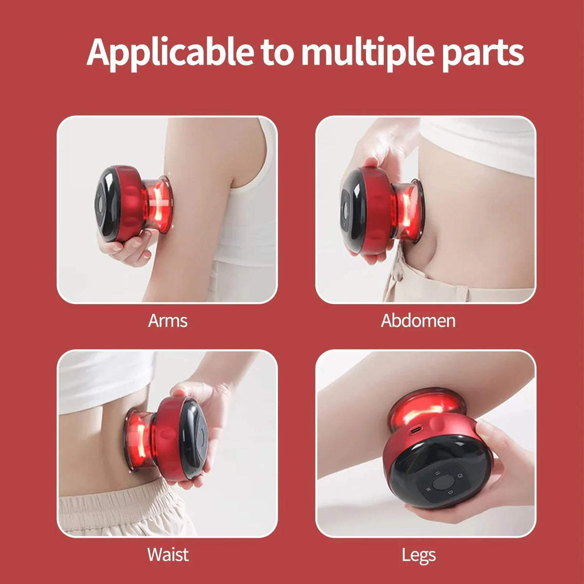 Velours cupping massager for arms, abdomen, waist and legs