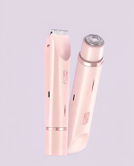 PrimeLux™Dual-Head Electric Bikini Trimmer – Smooth Skin Made Effortless