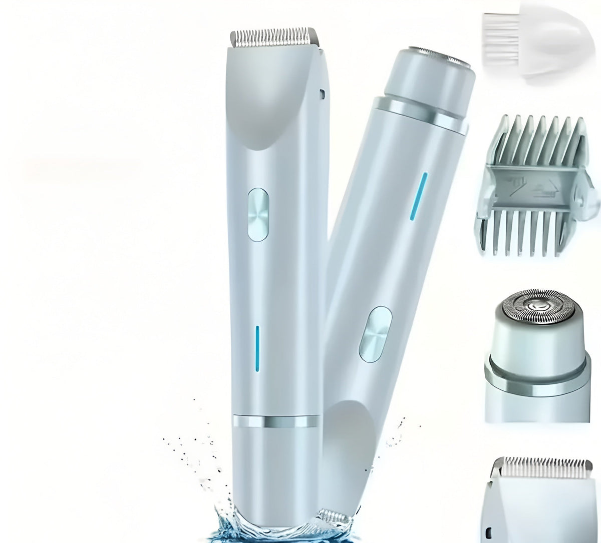 PrimeLux Dual-Head Electric Bikini Trimmer – Smooth Skin, Made Effortless