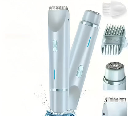 PrimeLux™Dual-Head Electric Bikini Trimmer – Smooth Skin Made Effortless