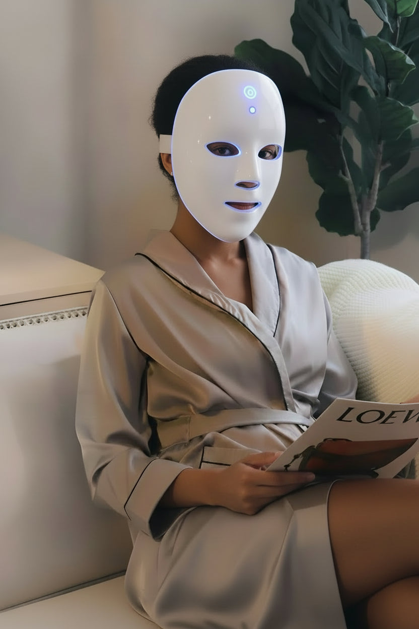 Clinically-Inspired LED Mask for Clearer, Brighter, Firmer Skin at Home in Just Minutes