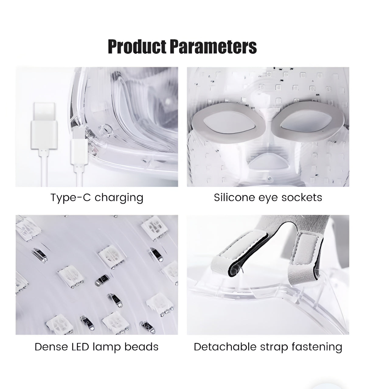 PrimeLux Radiance LED Face Mask – 7 Light Modes