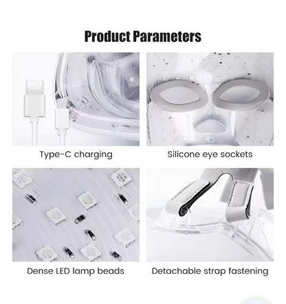 Clinically-Inspired LED Mask for Clearer, Brighter, Firmer Skin at Home in Just Minutes