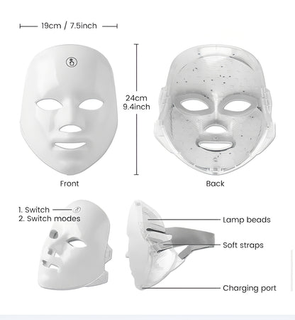 Clinically-Inspired LED Mask for Clearer, Brighter, Firmer Skin at Home in Just Minutes