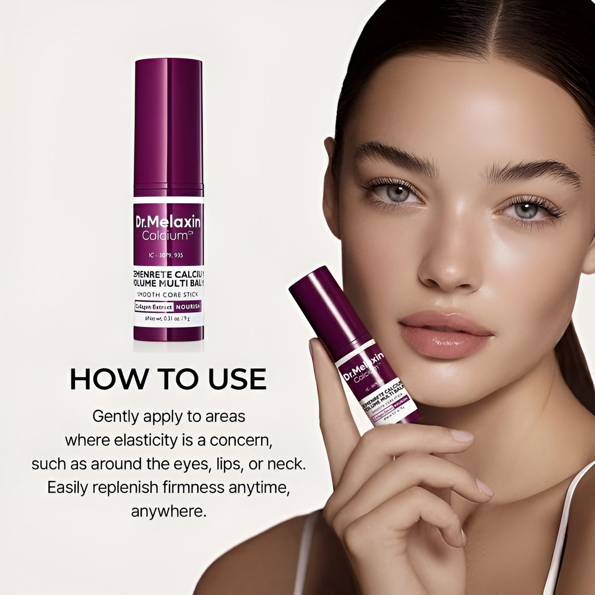 Dr.Melaxin Calcium Volume Multi Balm (9 g) – Firming Eye & Smile-Line Stick
