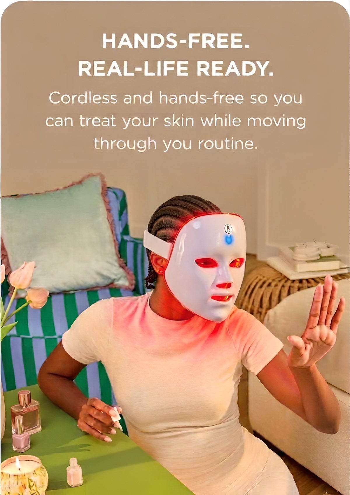 PrimeLux Radiance LED Face Mask – 7 Light Modes