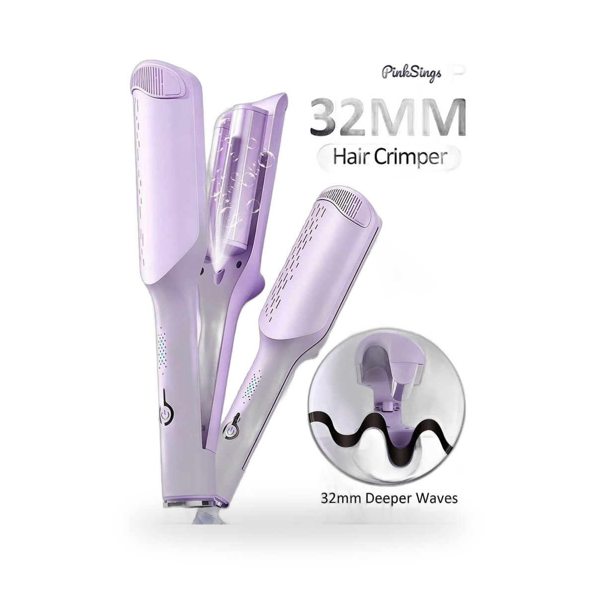 PrimeLux 3-Barrel Beach Waver 32mm