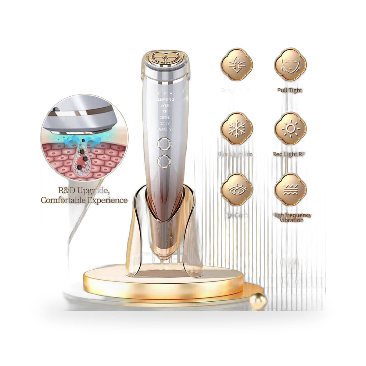 PrimeLux 6-in-1 Hot & Cold Face + Neck Device