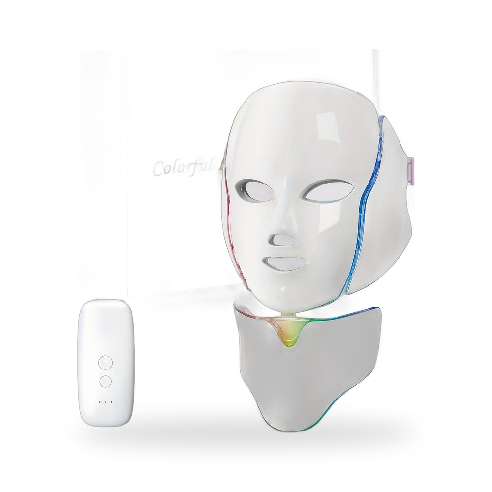 PrimeLux Cordless 7-Colour LED Face & Neck Mask