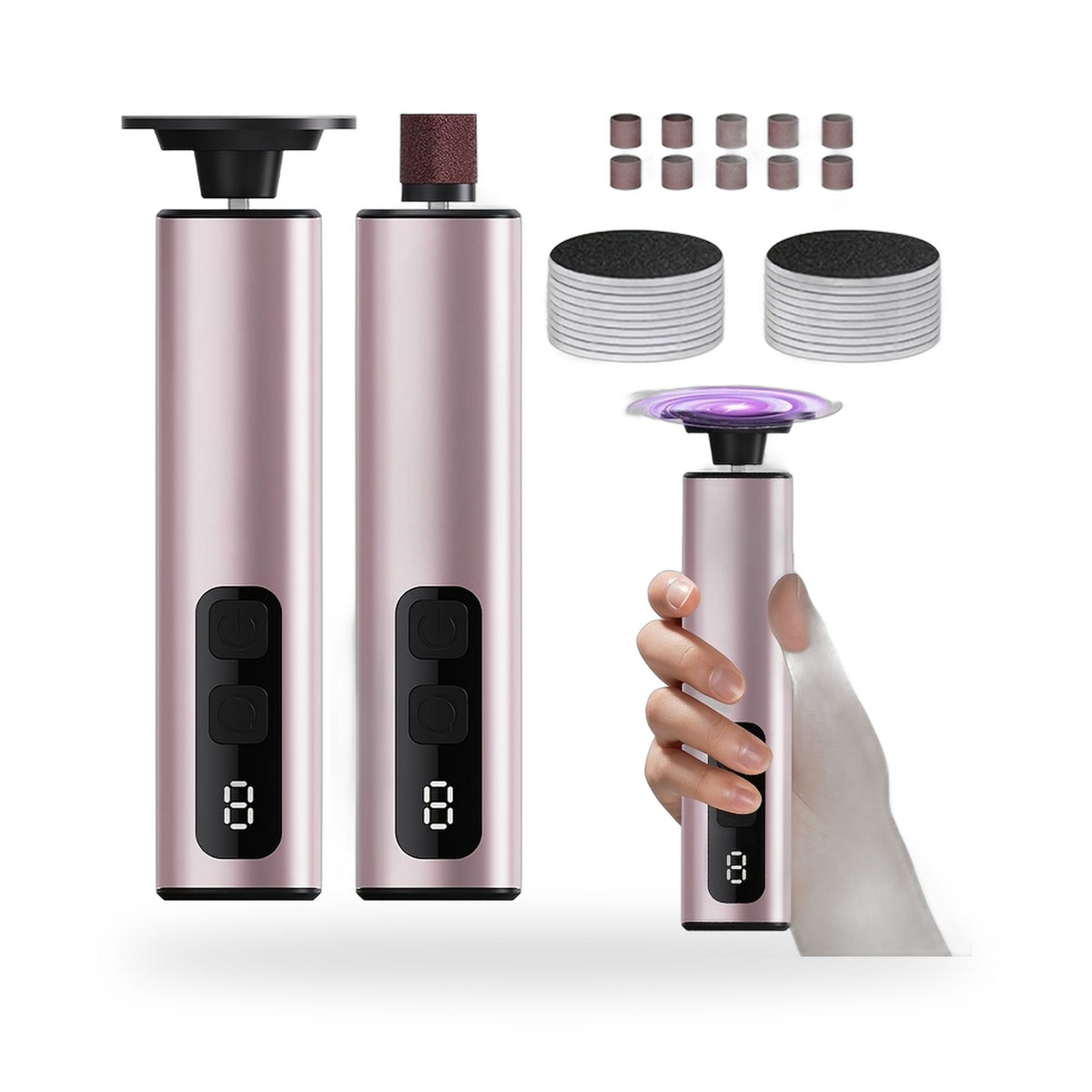 PrimeLux 9-Speed Electric Foot File