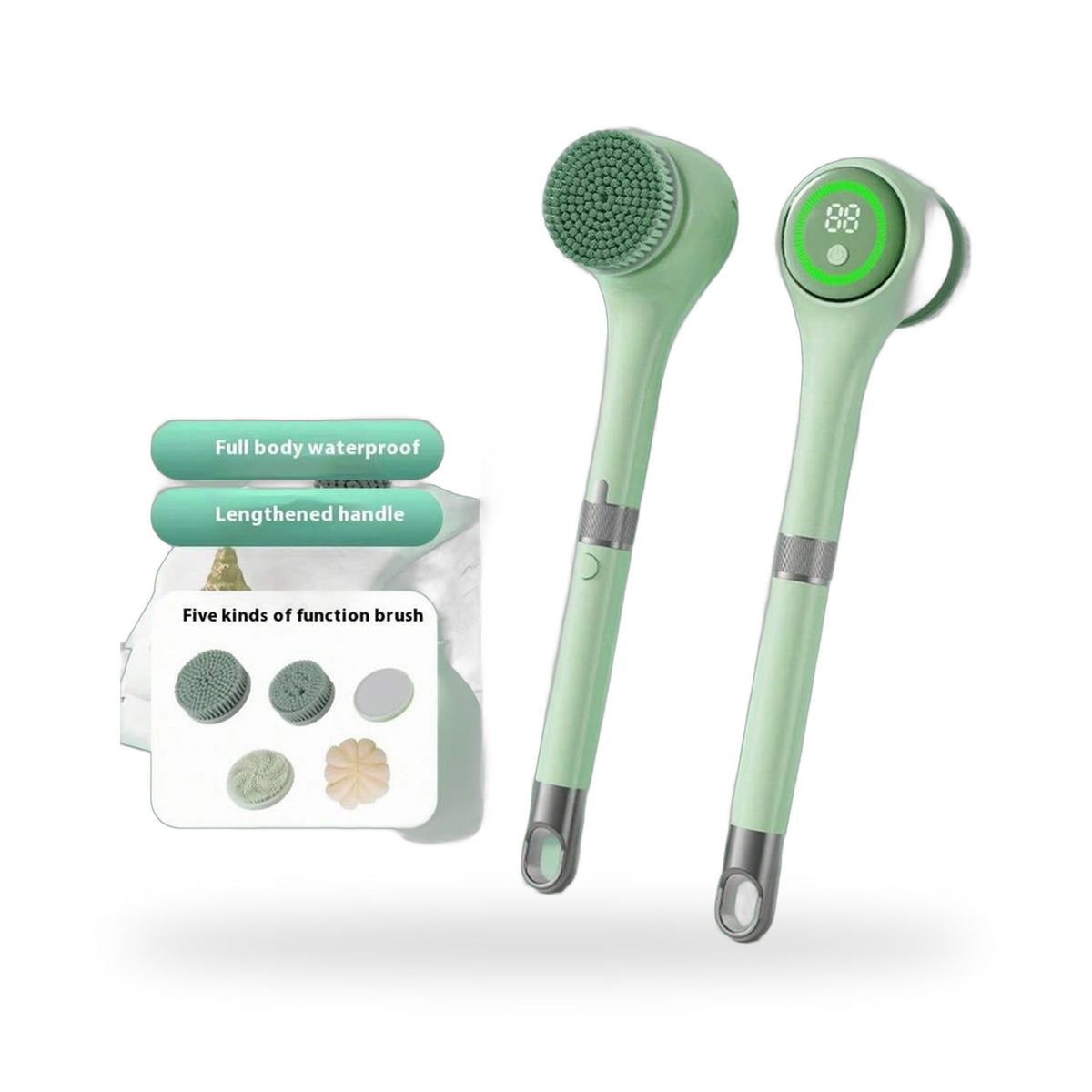 PrimeLux Electric Body Scrub Brush