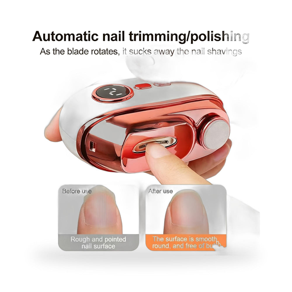 PrimeLux Electric Nail Clip & Polish Kit