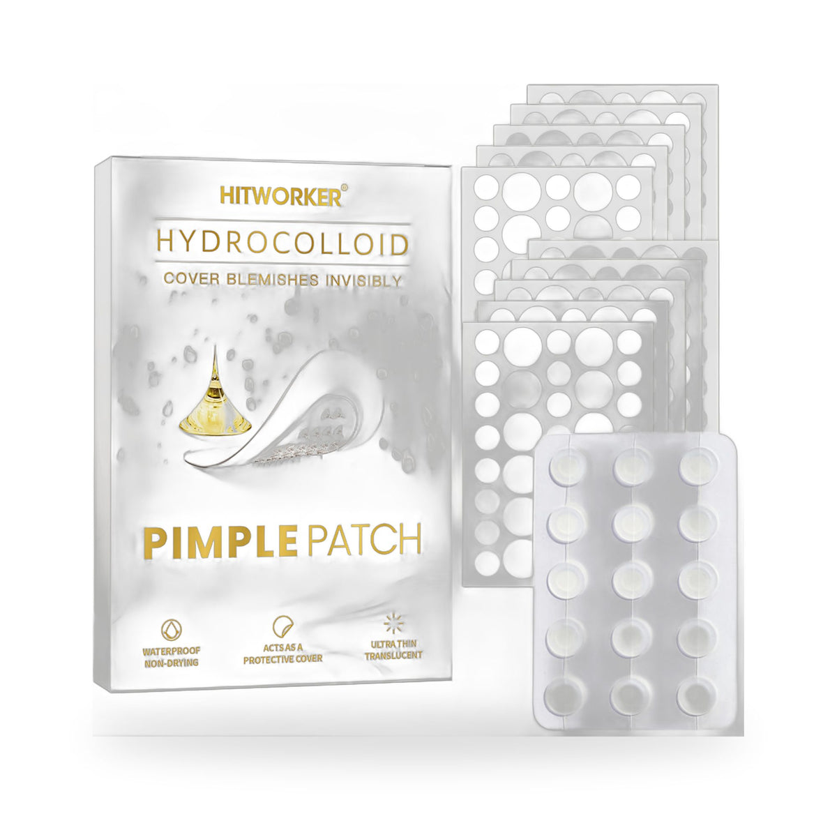PrimeLux Hydrocolloid Pimple Patches (375)