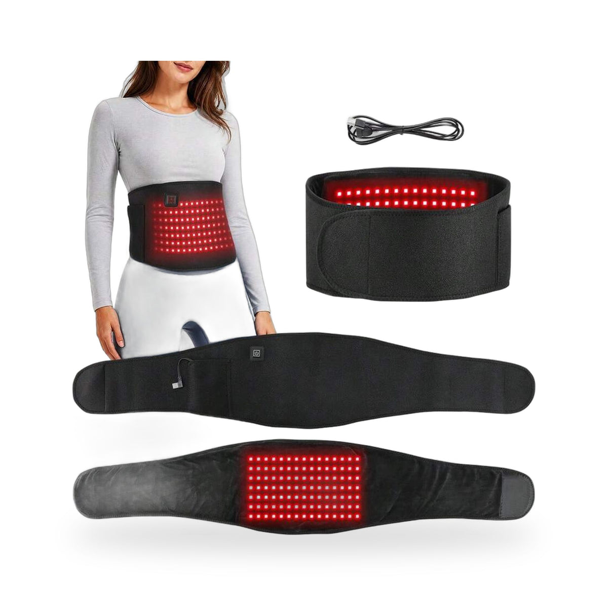 PrimeLux Red Light Heat Wrap Belt