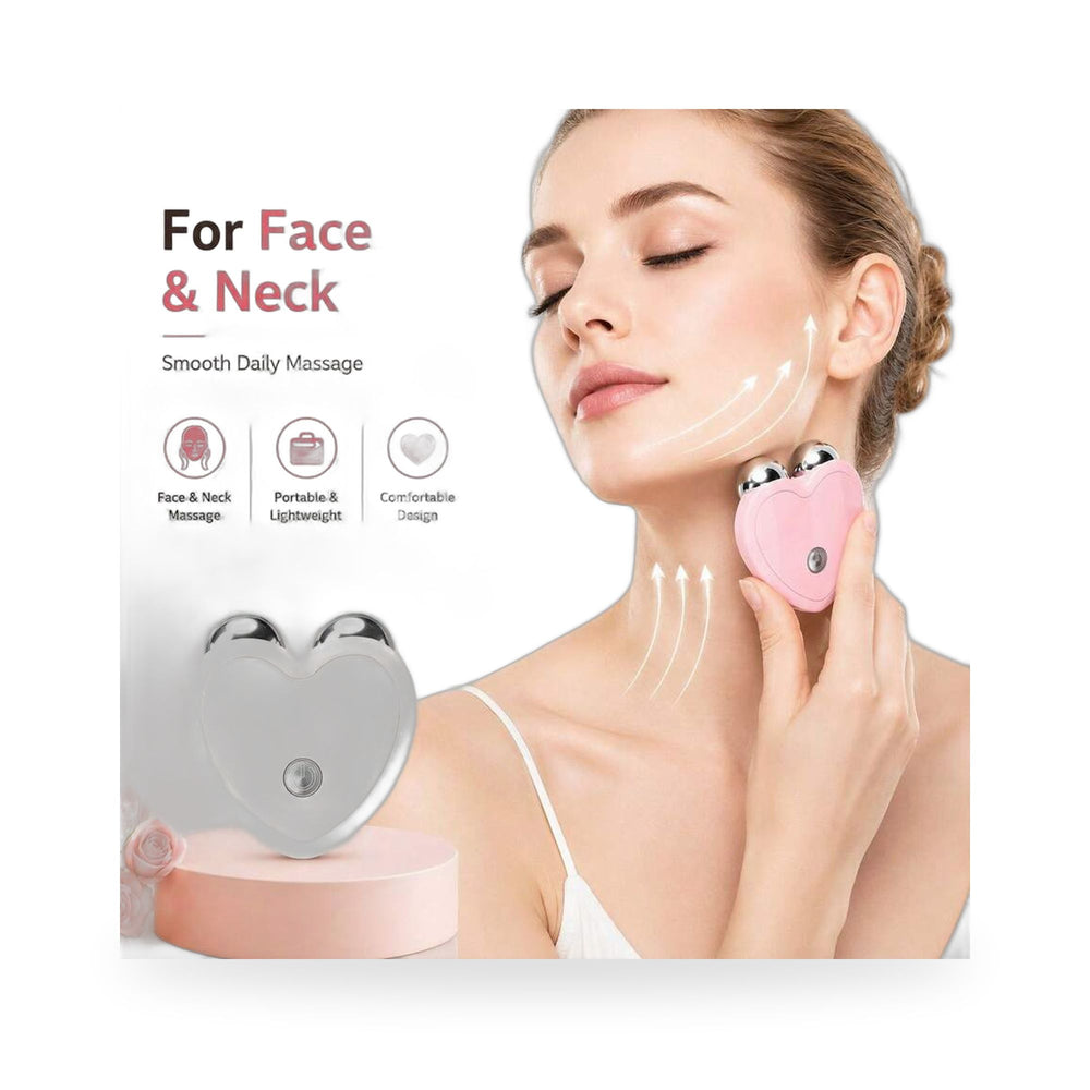 PrimeLux Vibration Roller Face & Neck Massager