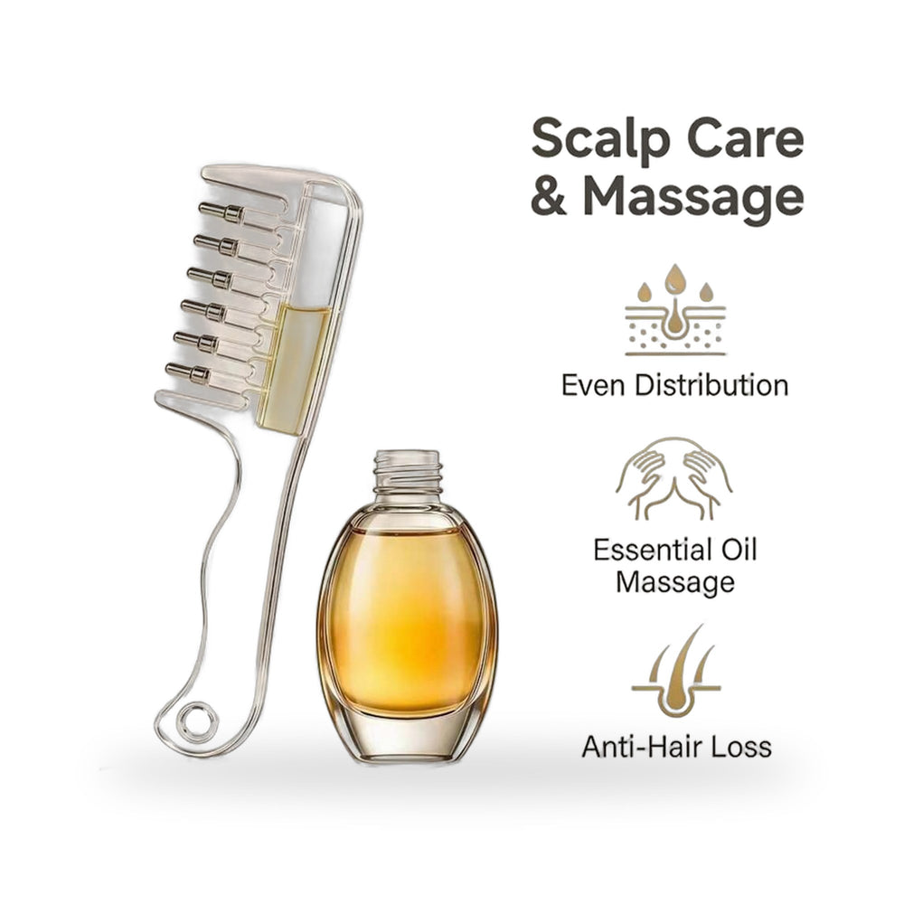 PrimeLux Scalp Oil Applicator Comb